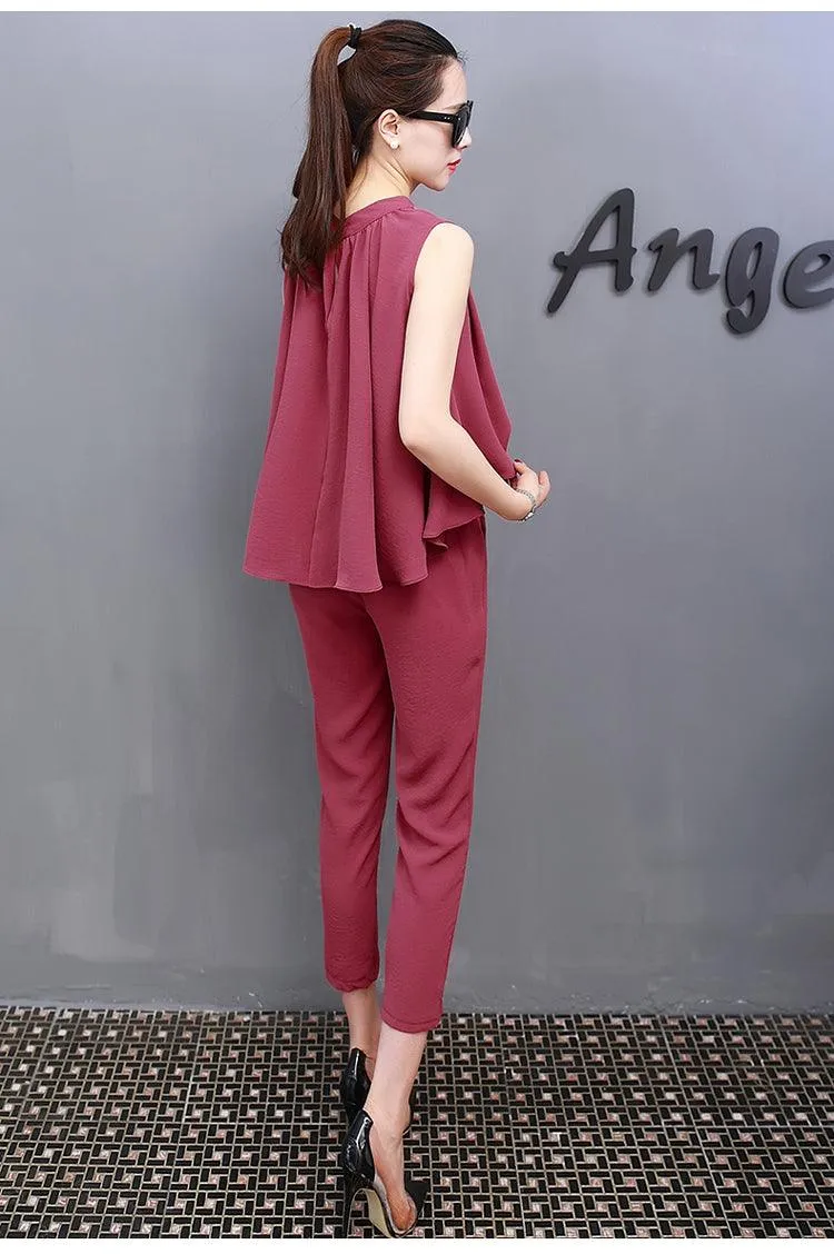 SIMPLE CHIC PANTS SET