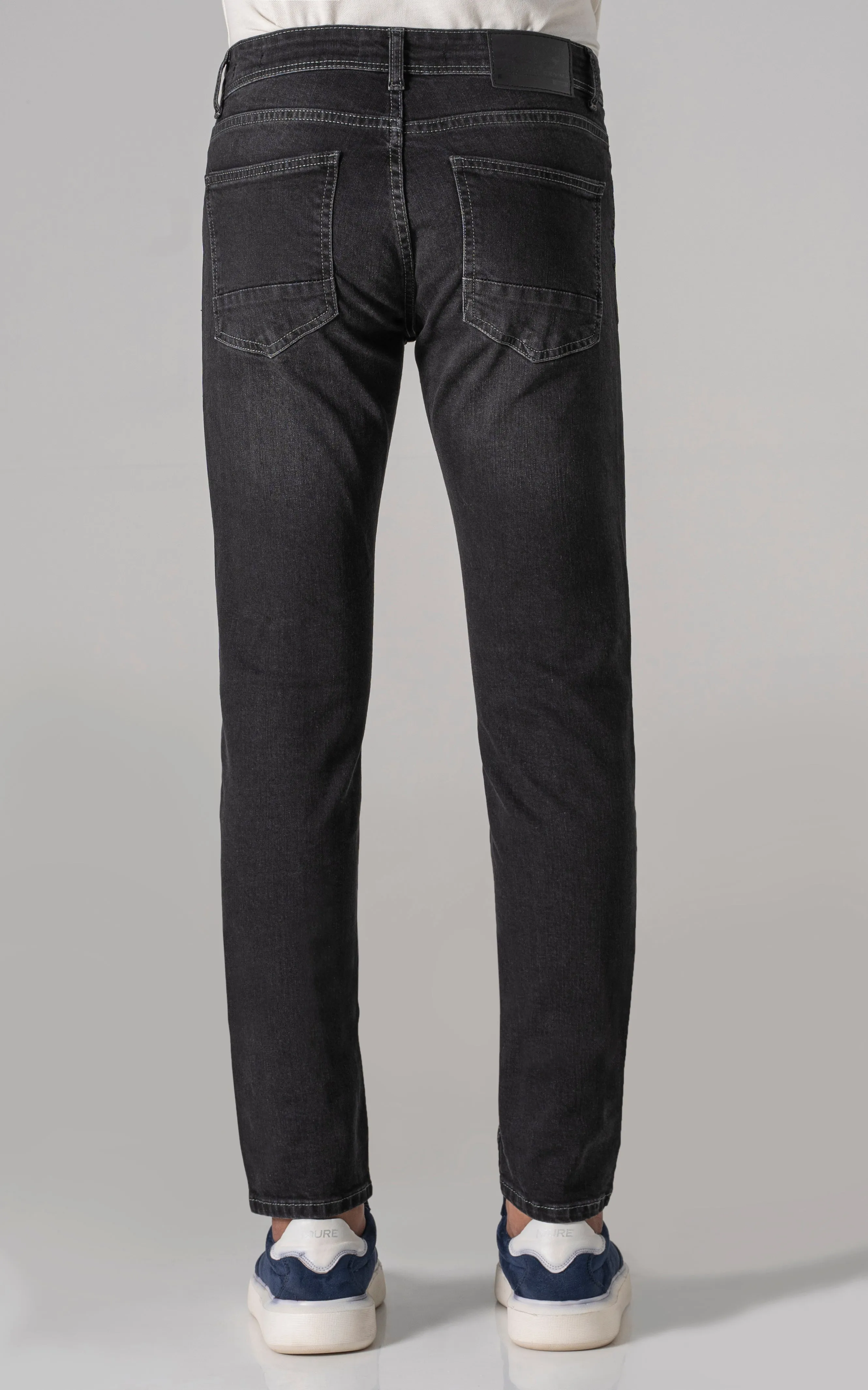 SLIM LEG JEANS CHARCOAL GREY