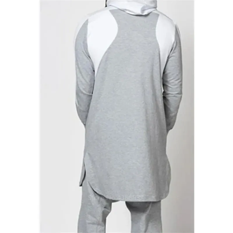 Stylish Islamic Long Hoodies for Modern Men in Various Colors