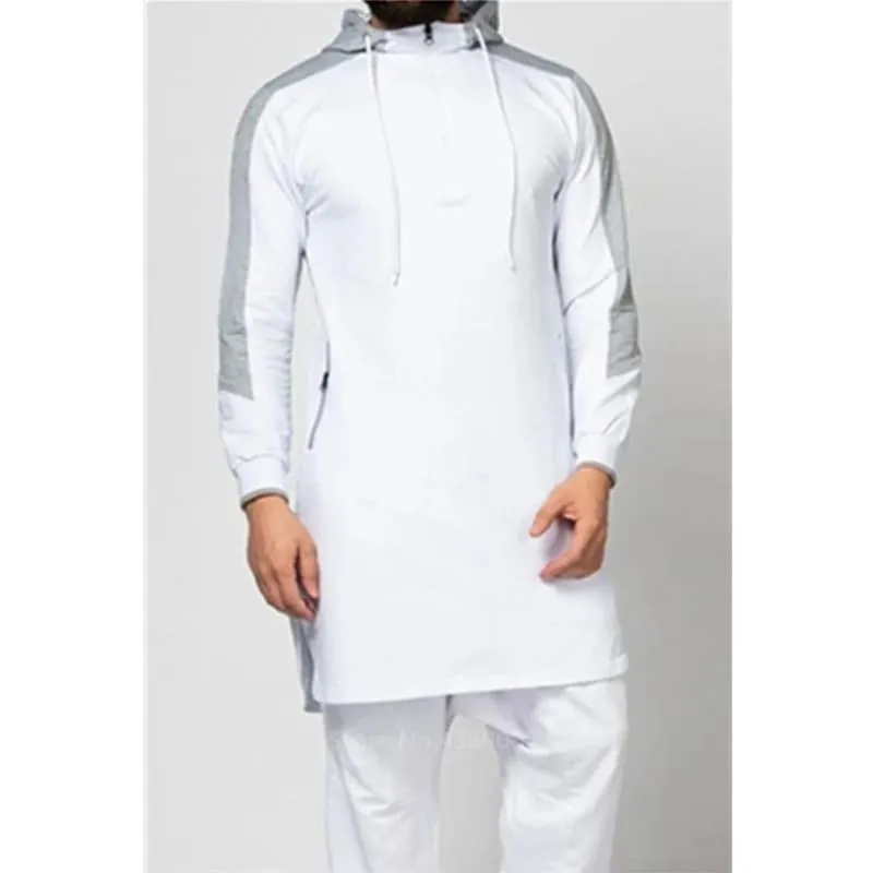 Stylish Islamic Long Hoodies for Modern Men in Various Colors