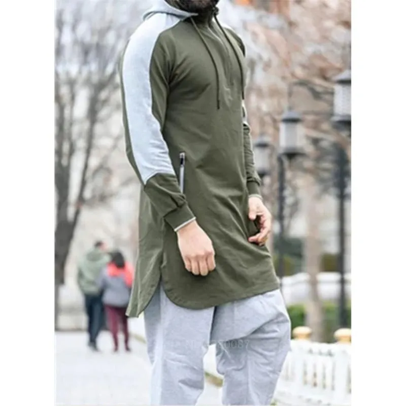 Stylish Islamic Long Hoodies for Modern Men in Various Colors