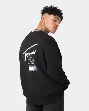 Tommy Jeans Modern Essential Signature Crewneck Black